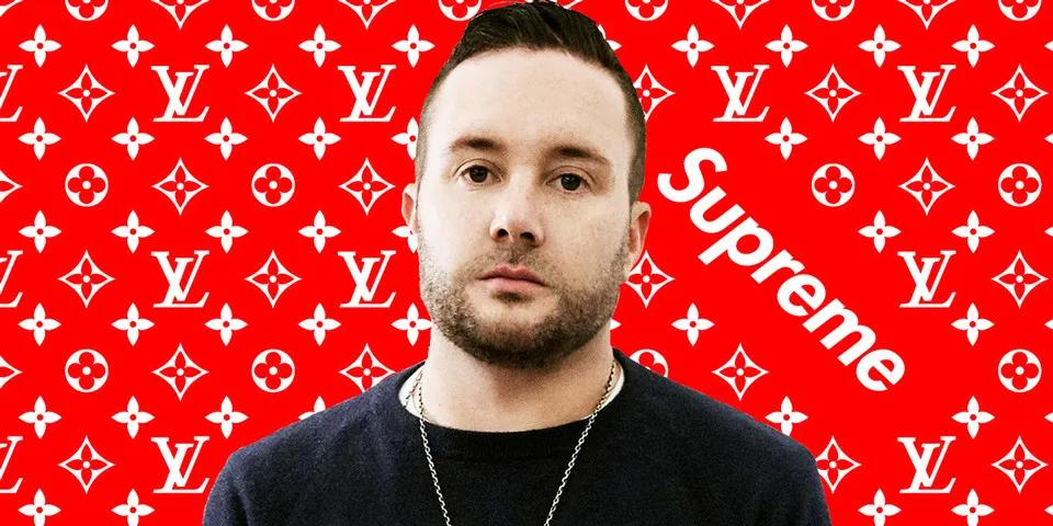 贝克汉姆儿子卖原味儿SupremexLV联名卫衣