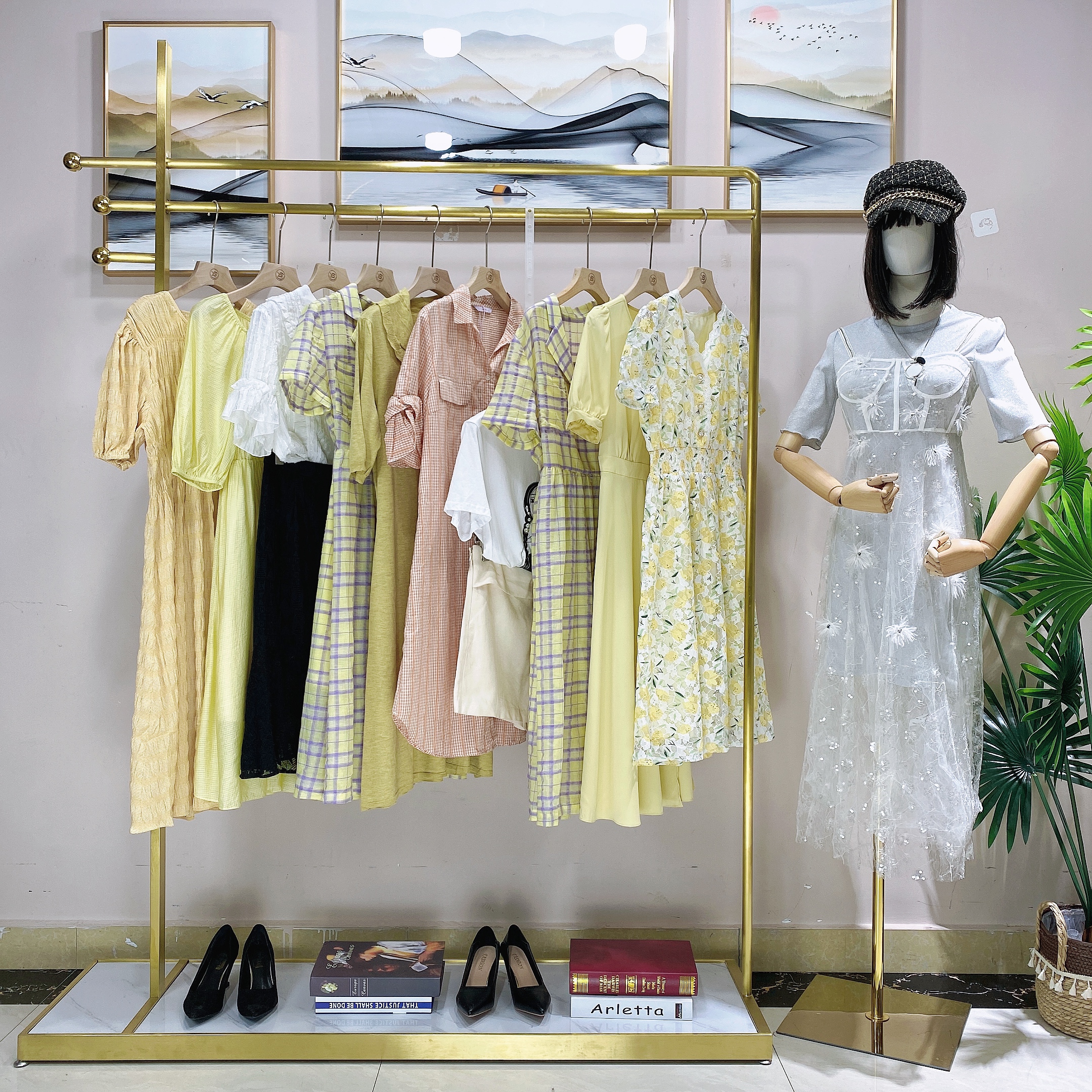 三彩女装官方旗舰店2021秋装直播,三彩品牌库存女装