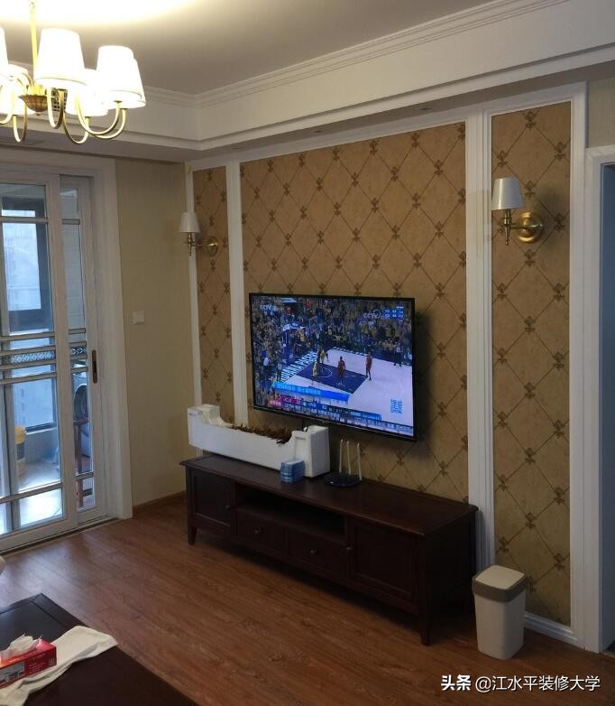 南京中海国际社区,116平新房装修,自己设计的混搭美式风格小家