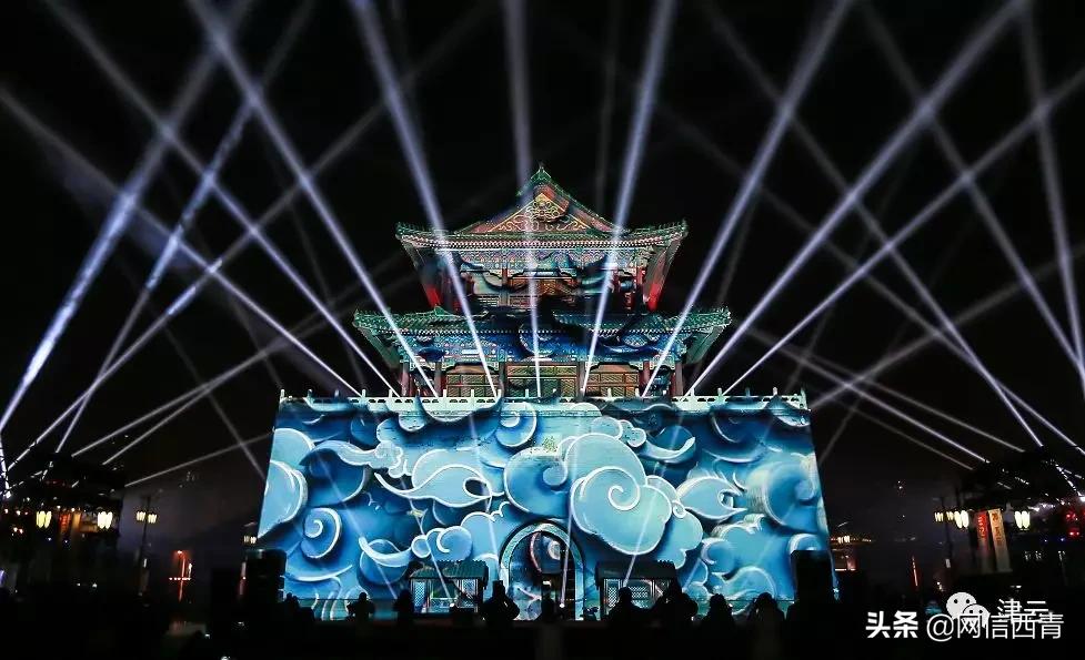 天津古文化街鼓楼有什么好玩的,鼓楼灯光秀庆天津616岁生日