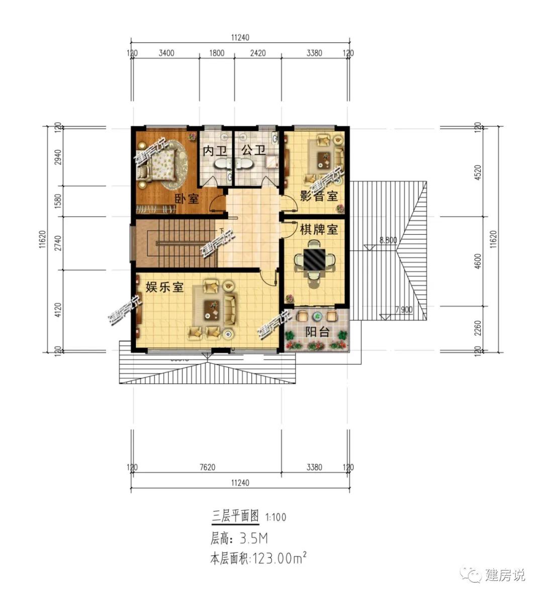 挑空复式别墅怎么设计,复式别墅挑空大客厅