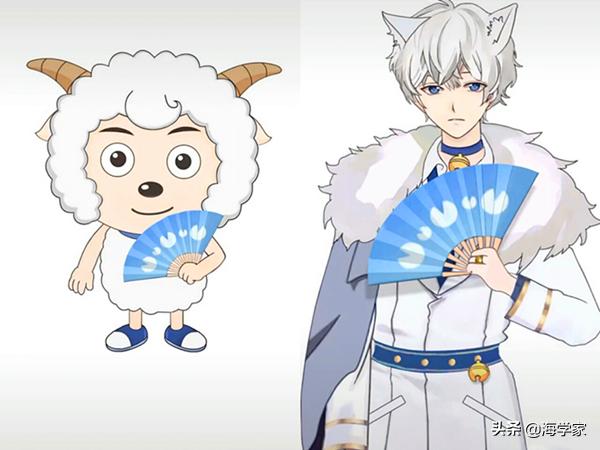 童年动画拟人化喜羊羊与灰太狼,动漫角色拟人化喜羊羊