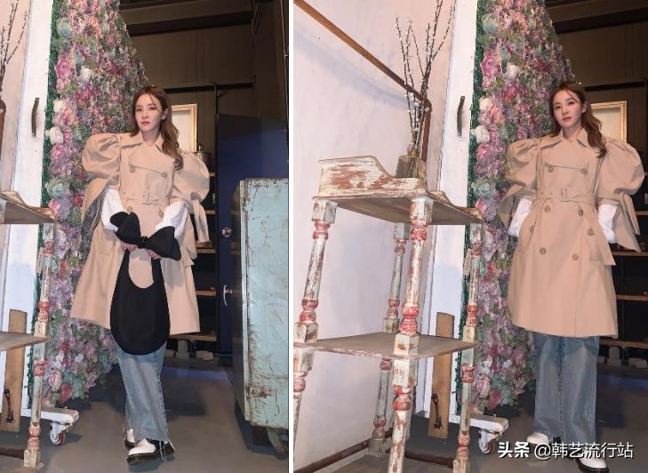 韩国风衣配什么衣服好看,韩系风衣如何穿搭好看