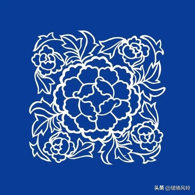 青花瓷花纹图案欣赏,青花雕瓷图片欣赏