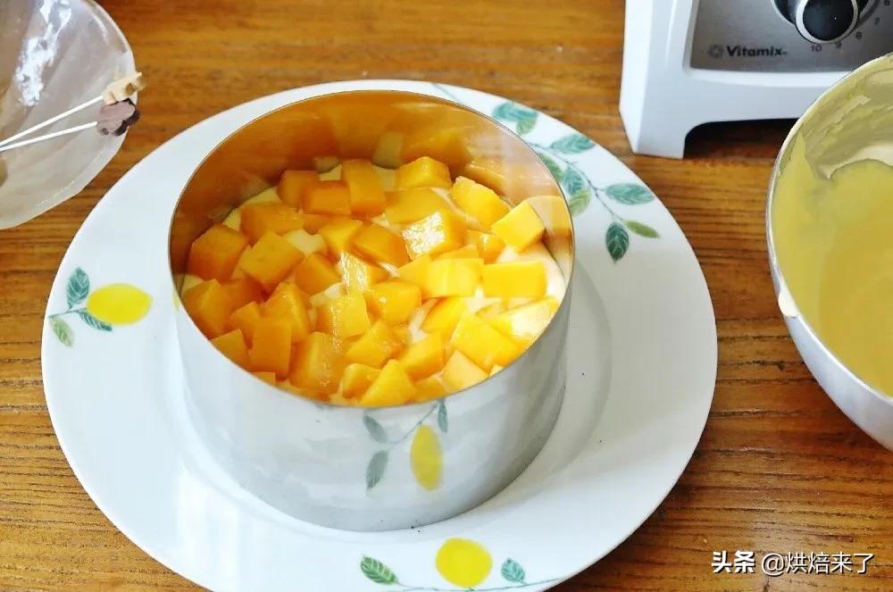 奶酪版的芒果慕斯,6寸芒果奶酪慕斯的配方