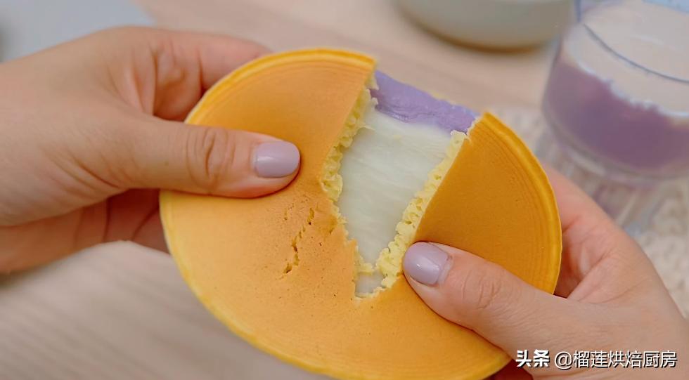 芋泥麻薯软糯香甜巨好吃,芋泥控最爱的芋泥铜锣烧