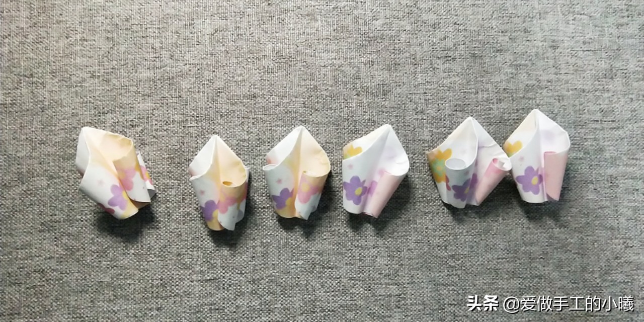 立体花的折纸步骤图解,立体的花的折纸教程