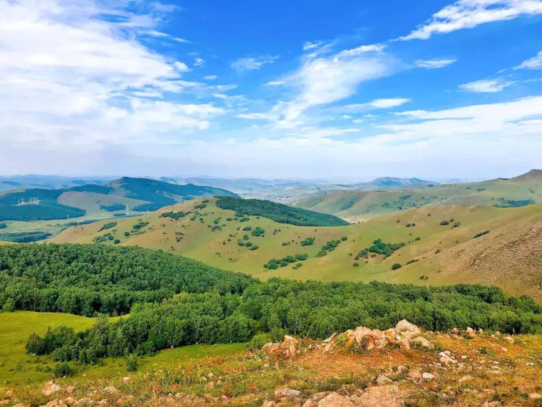 千松坝国家森林公园看云海,在万米的高空看云海