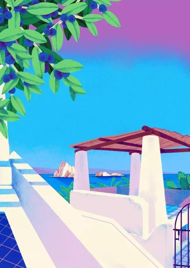 精妙的细节和色彩插画,插画作品想象力是最吸引人的色彩