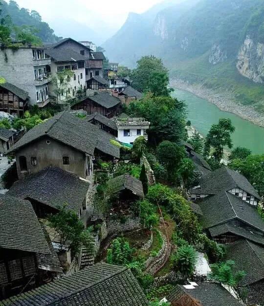 四川三汇吊脚楼图片,重庆中山古镇吊脚楼