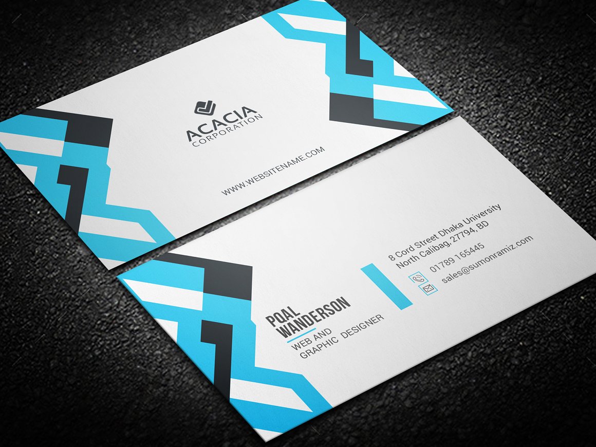 商务名片设计,商务名片设计欣赏细节之处显品质