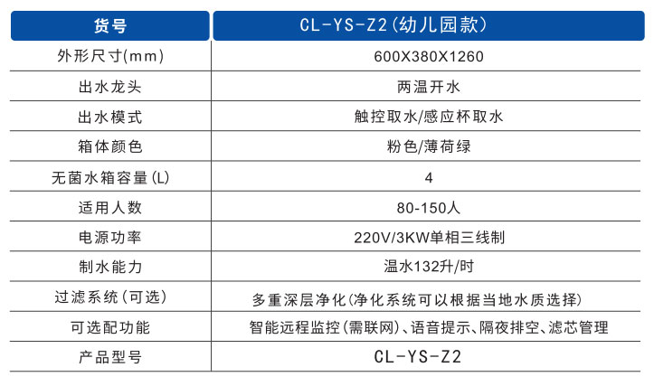 Calux家乐事幼儿园直饮水解决方案
