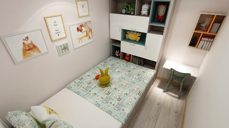 63㎡能住四口人，每1㎡都不浪费！