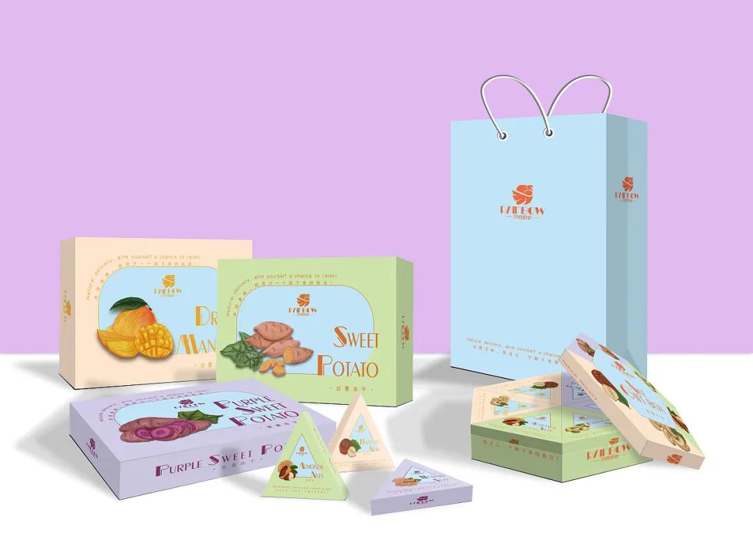 零食包装设计平面图,零食包装设计素材超清