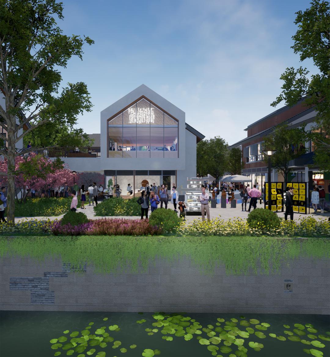 上海蟠龙天地城市展厅,蟠龙天地商业效果图