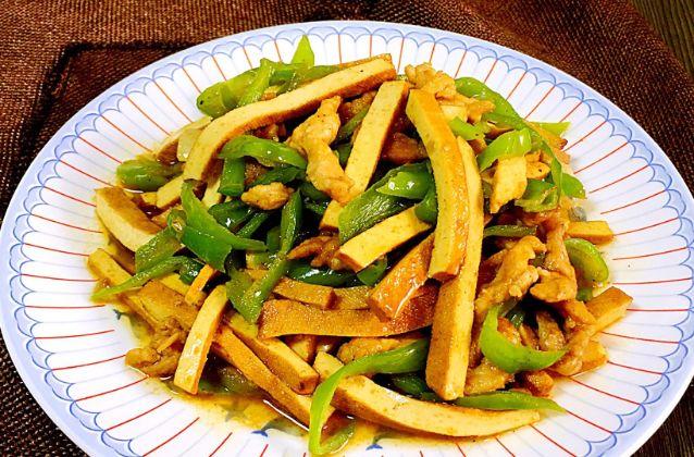 香干炒肉家常菜,炒香干又香又下饭的家常菜简单