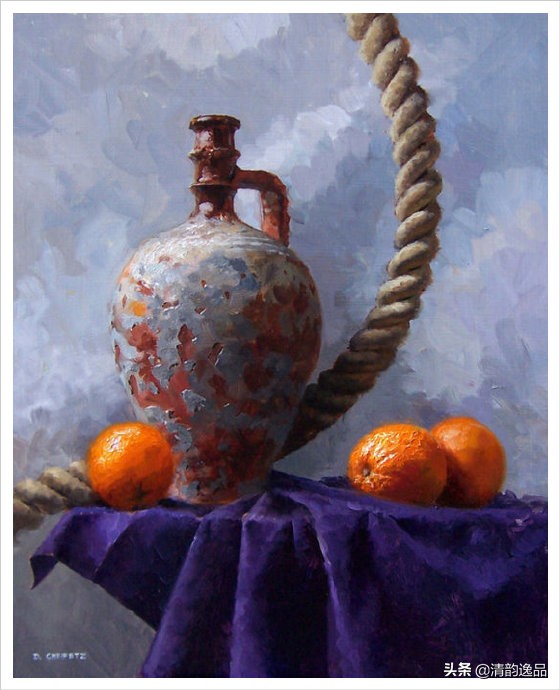 美国justinjeffrey立体油画作品,写实油画作品美国画家