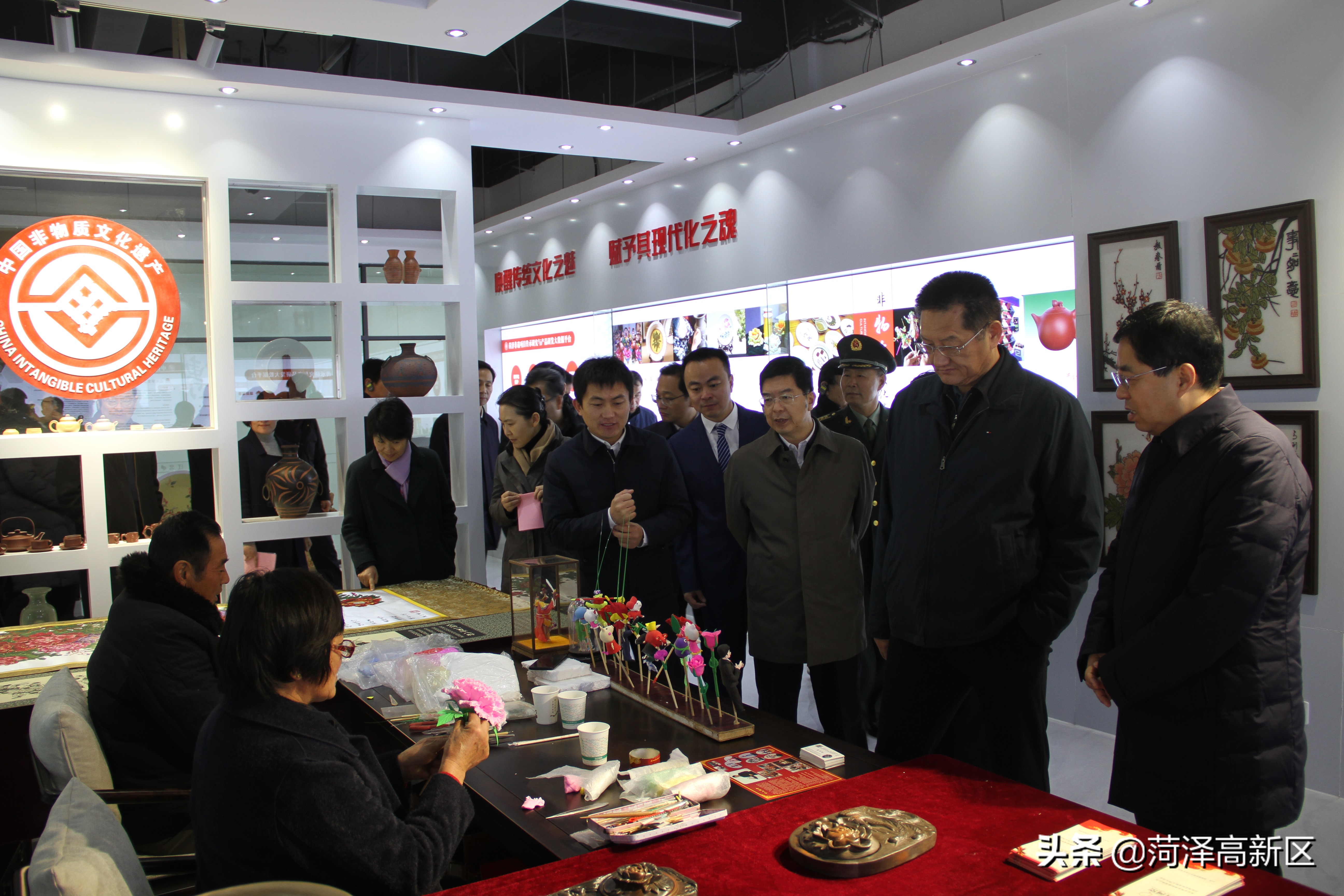 现场观摩见证菏泽高新区的勃勃生机