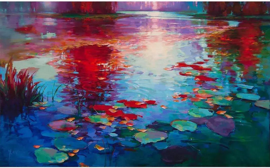 三个画家笔下的雪景,三位油画家的风景画