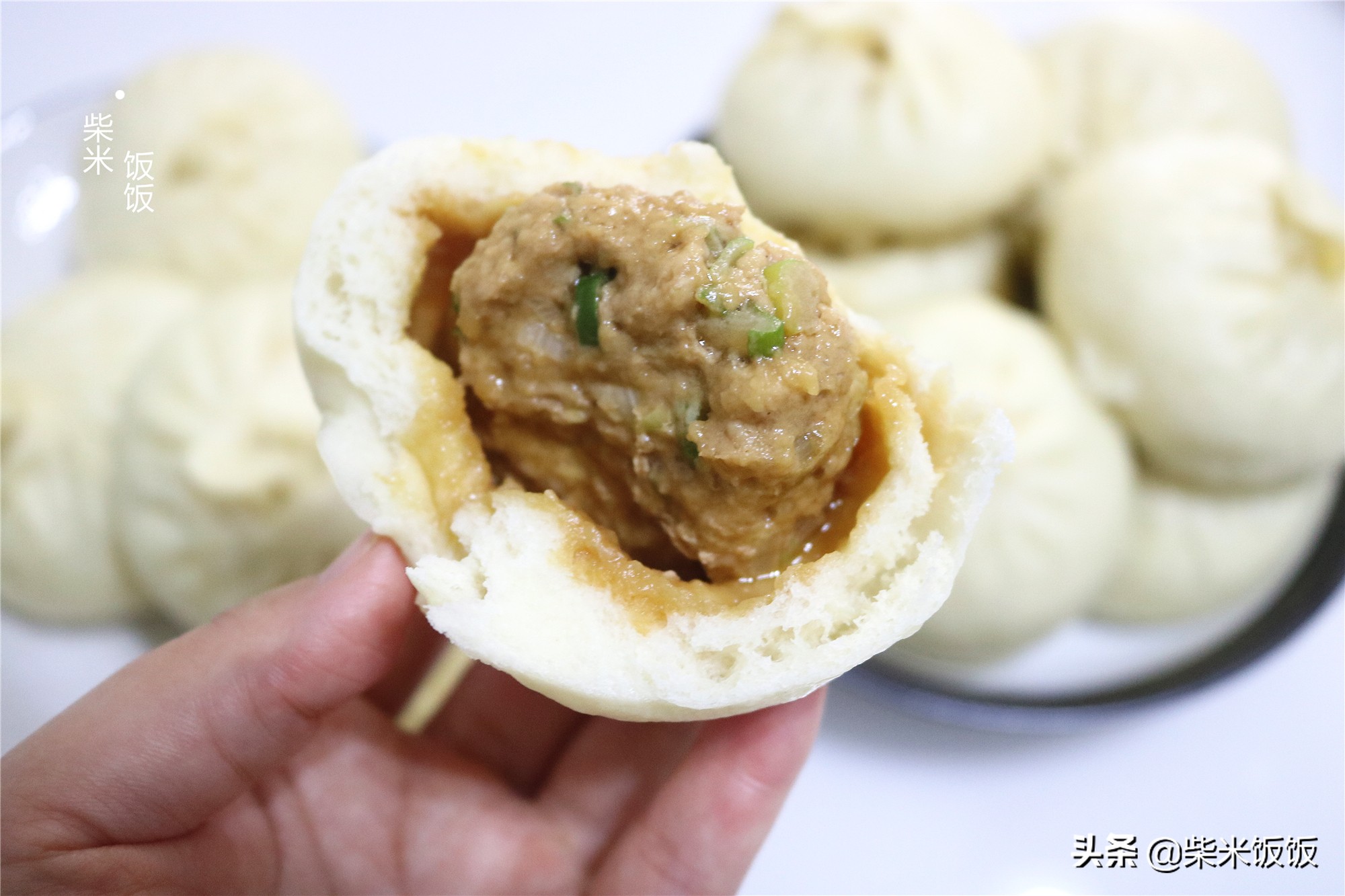 想吃大肉包，手把手教你在家做，香软不塌陷，咬一口满嘴肉汤