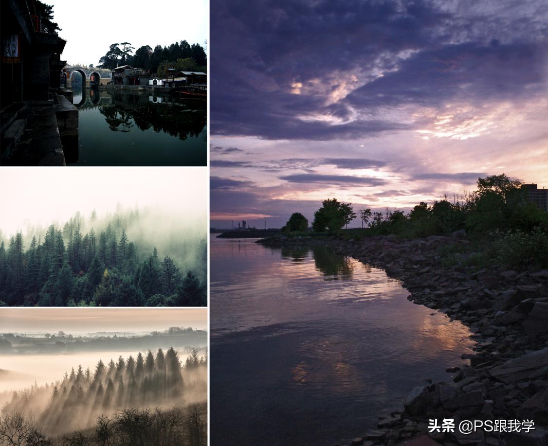 ps如何让模糊图片重叠,photoshop如何将多张图片统一色调