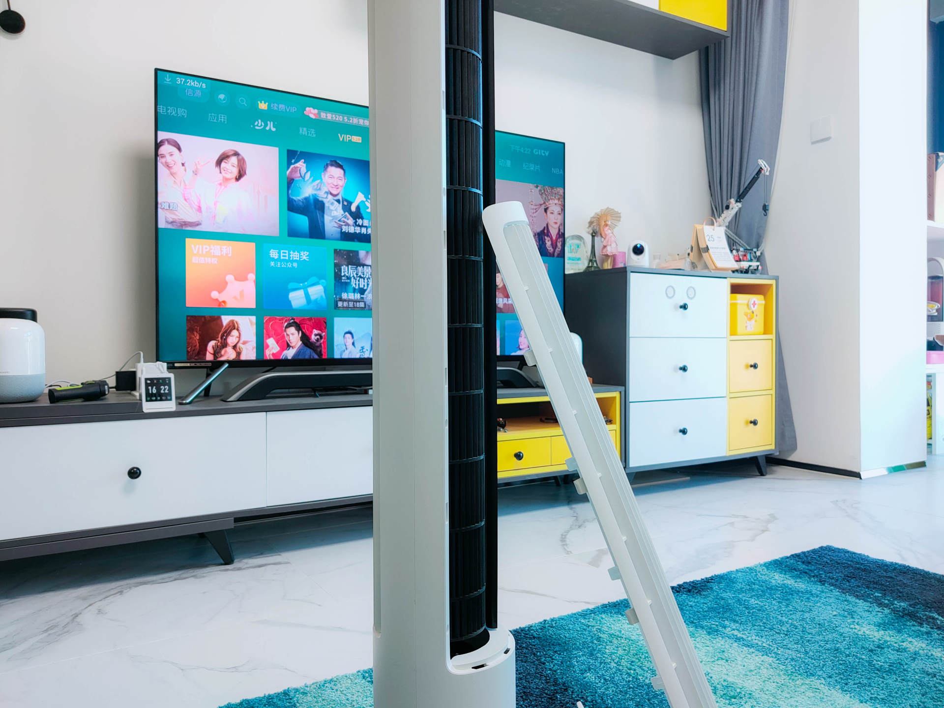 家用塔扇超静音风力大,米家落地变频塔扇