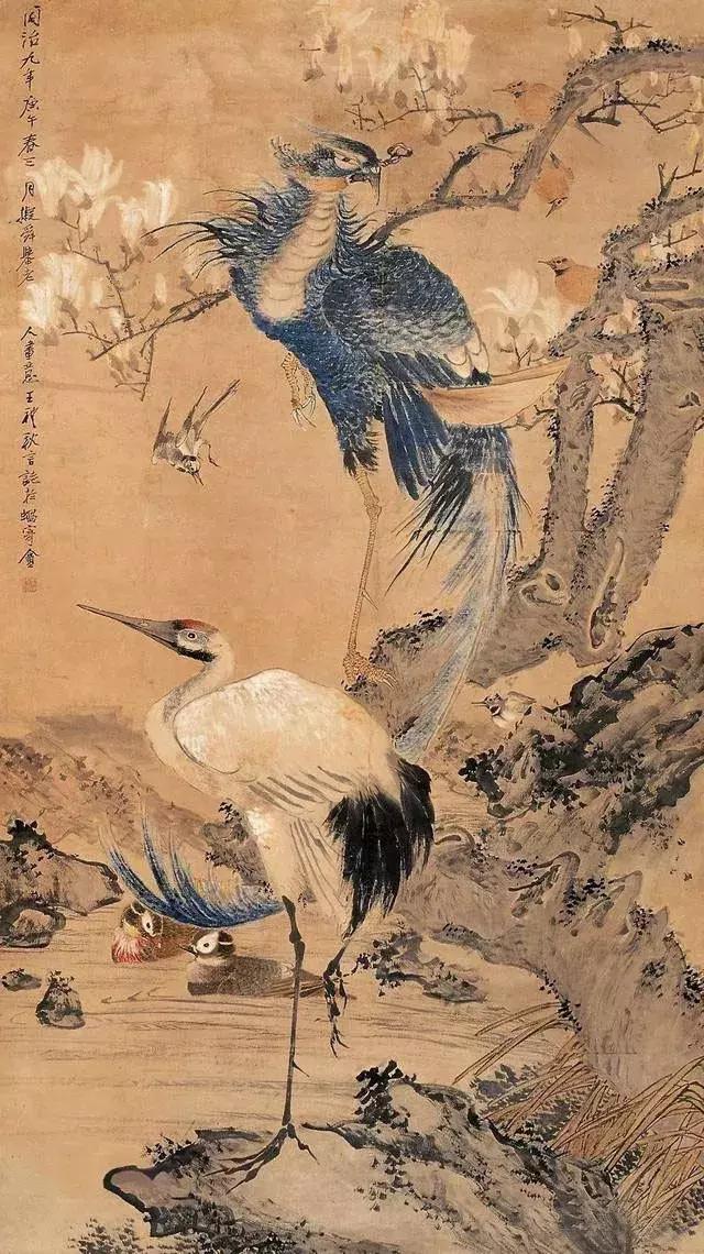 潘天寿100幅花鸟画欣赏,潘天寿花鸟画简史