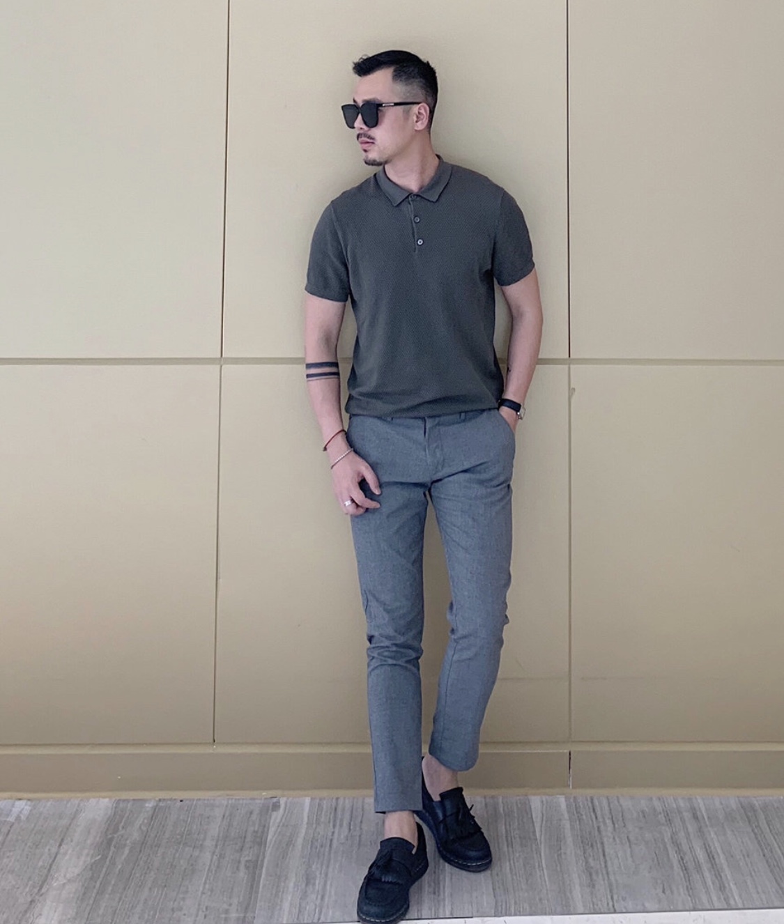 潮流男生t恤衫,男生潮流穿搭夏天高级感t恤