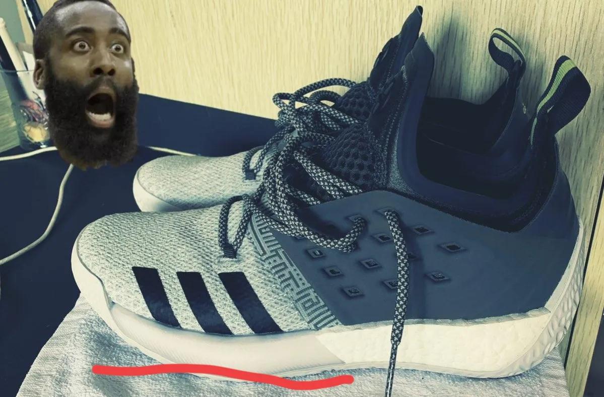 哈登上脚哈登2所有配色,哈登2跟哈登六对比