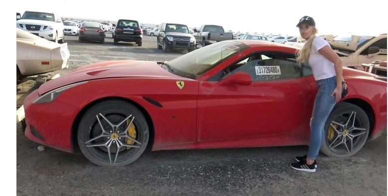 迪拜废车场交钱成为会员,6000元迪拜废车