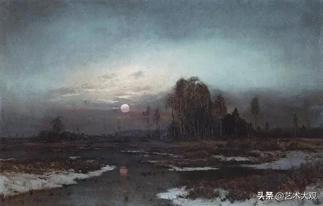 俄罗斯风景油画四大名家,俄罗斯古典风景油画欣赏图片