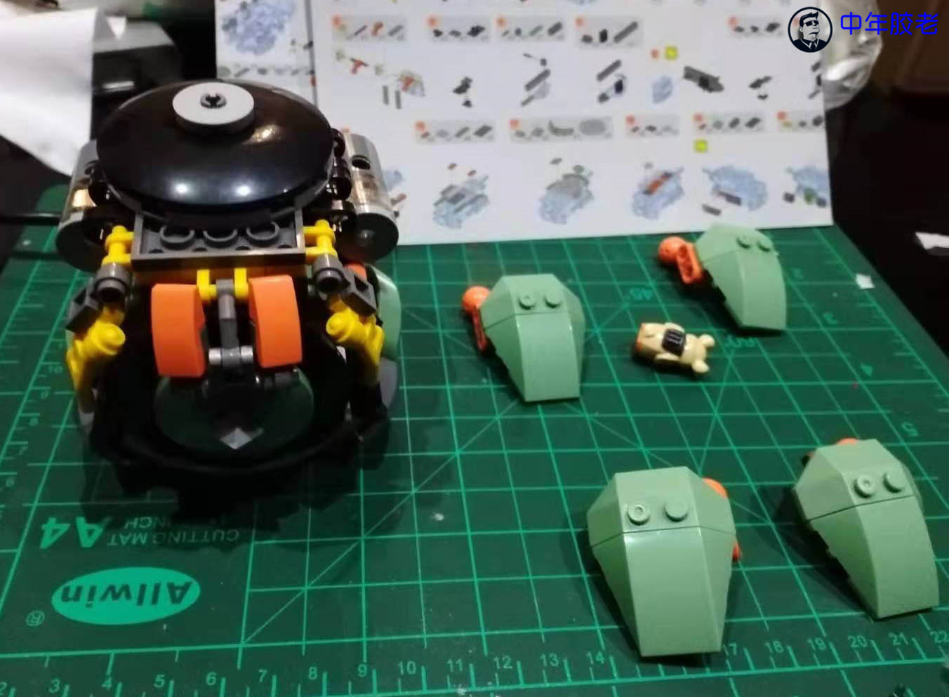 乐高守望先锋仓鼠机甲,守望先锋仓鼠乐高怎么拼