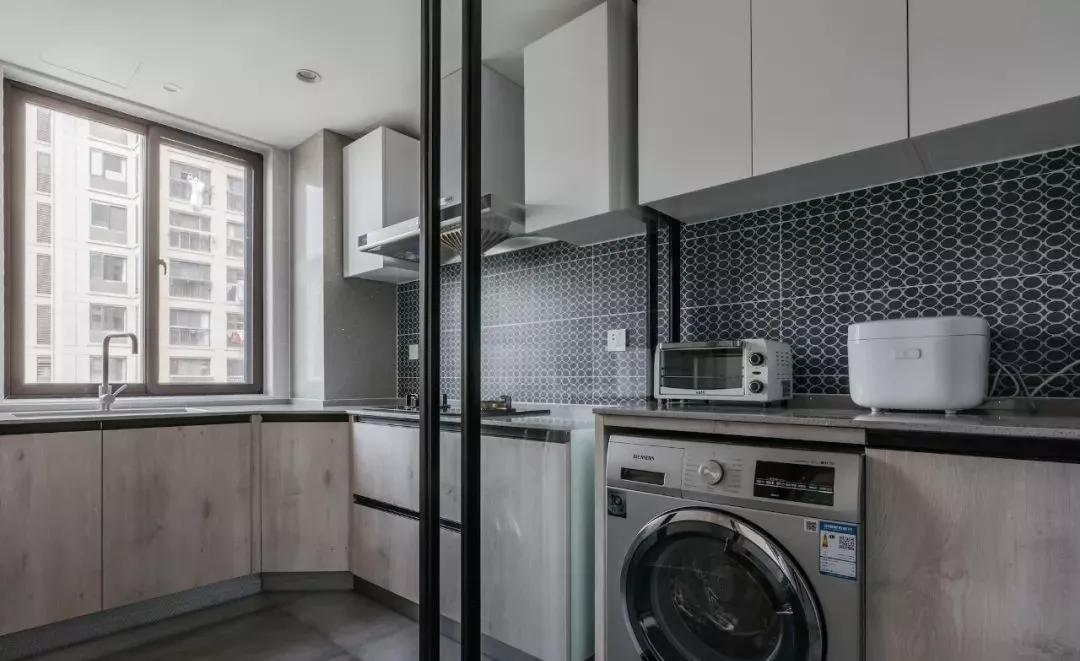 装修厨房可放洗衣机吗,洗衣机放客厅装修效果图