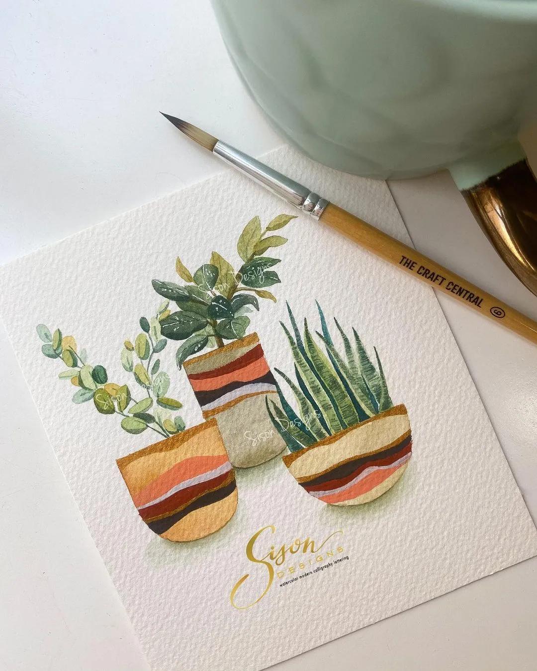 水彩手帐简单教程,水彩笔就能搞定的手账