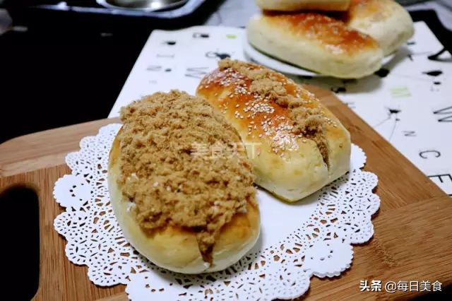 烘焙美食：肉松与肉松面包，人气网红，吃货无敌