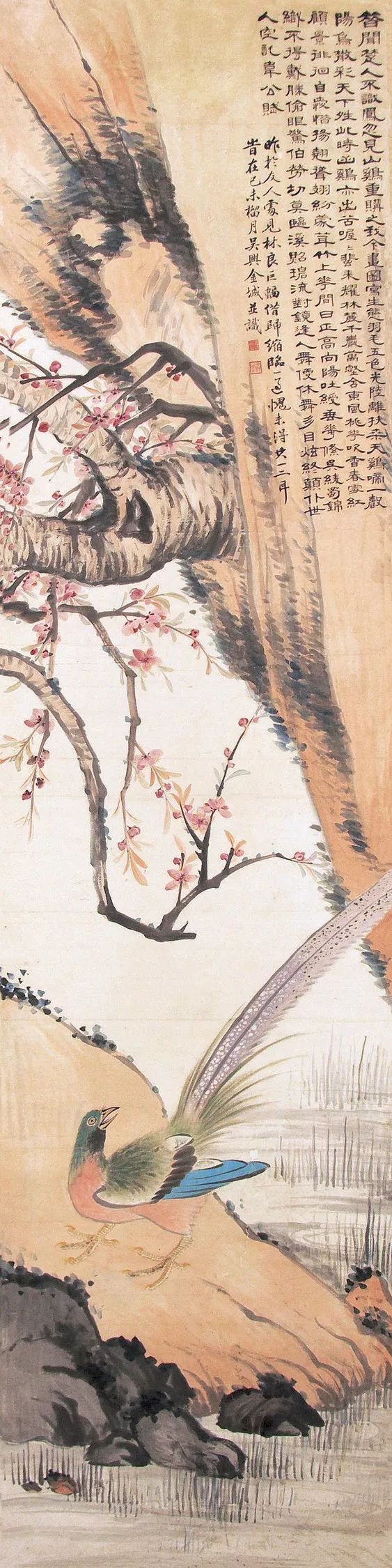 他45岁之前以临摹为主，46岁后创作即达高峰