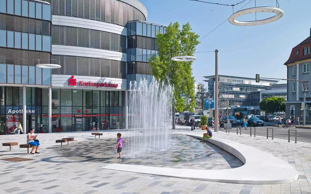 商业步行街景观设计图展示,商业步行街景观设计经典案例