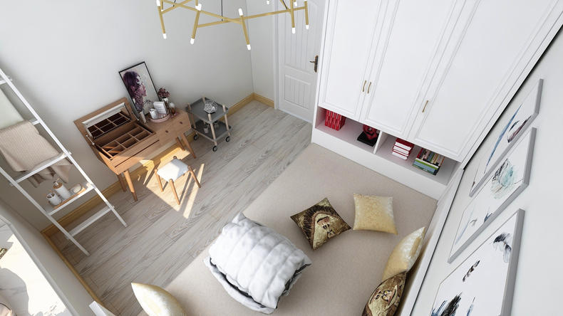 63㎡能住四口人，每1㎡都不浪费！