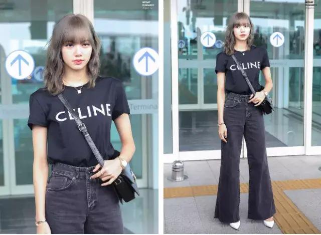 拥有lisa同款铁刘海,拥有香奈儿包包