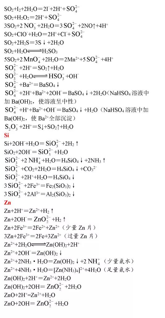 高中关于铁的化学反应方程式,高中化学方程式大全完整版下载