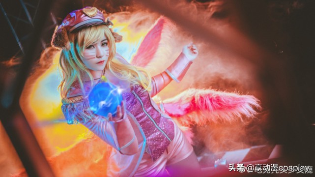 英雄联盟kda女团阿狸cosplay,英雄联盟阿狸偶像歌手cos