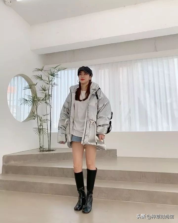 羽绒服裙子洋气,羽绒服裙子穿搭女高级感