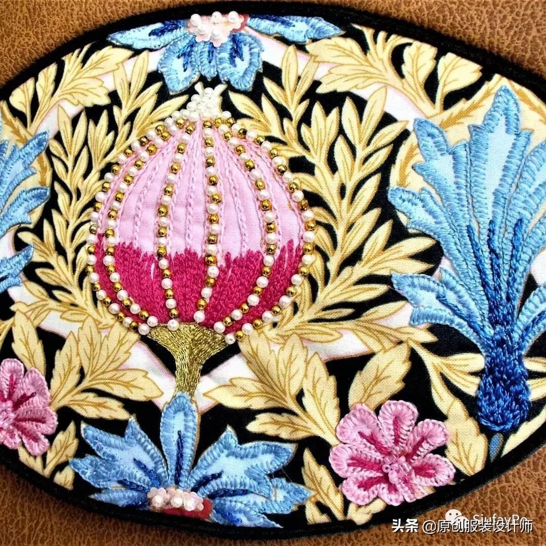 服装绣花工艺大全,服装绣花工艺图解说明