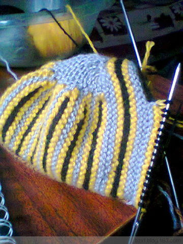 简单棒针粗毛线地板袜编织方法,棒针毛线地板袜编织教程