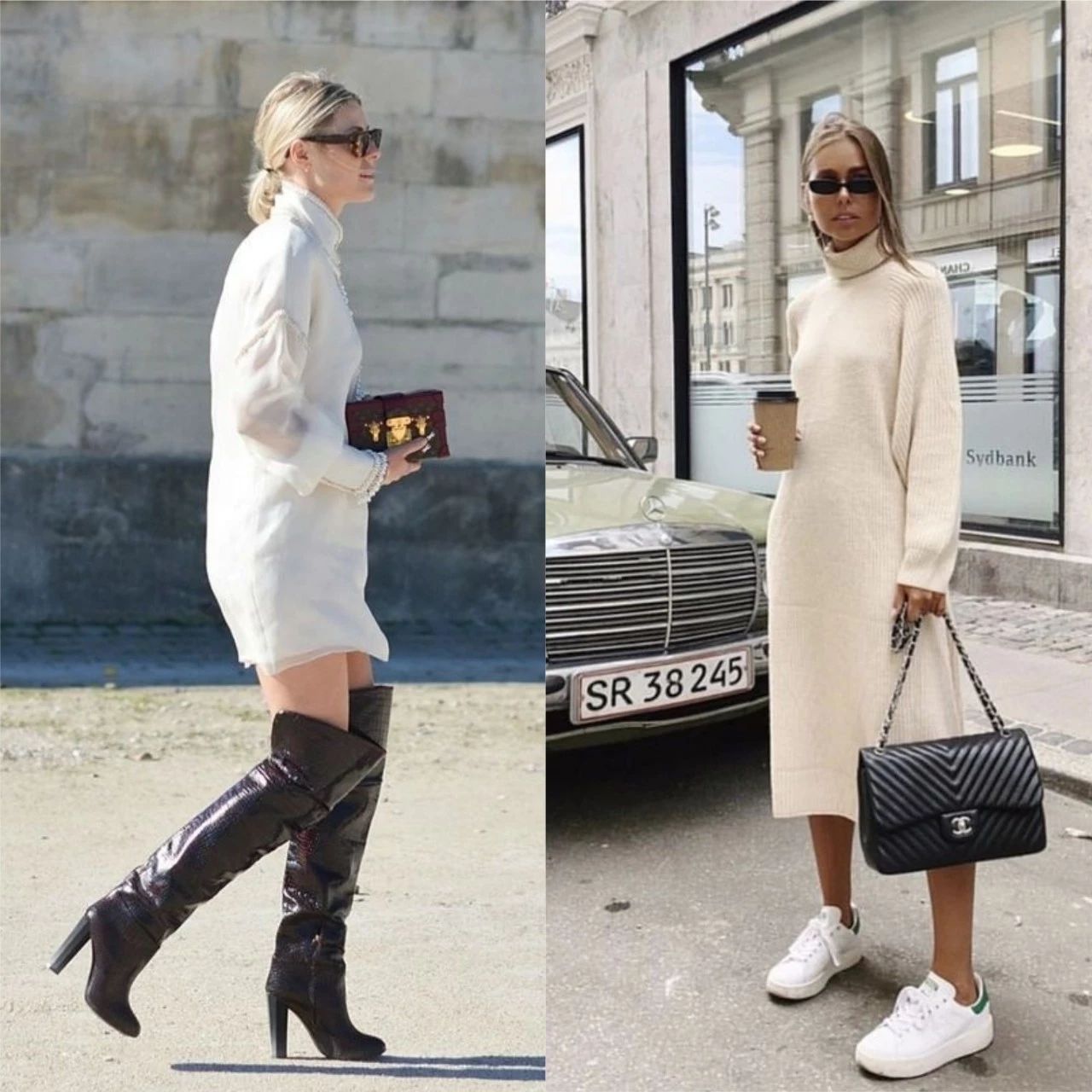 热销爆款必buy单品,秋冬连衣裙显瘦遮肚子外穿