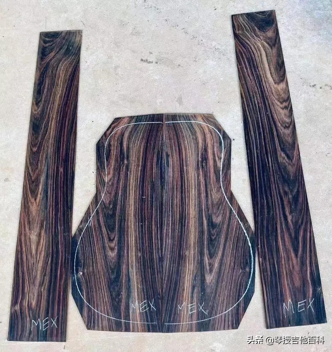 巴西玫瑰木图片欣赏,巴西玫瑰木背板