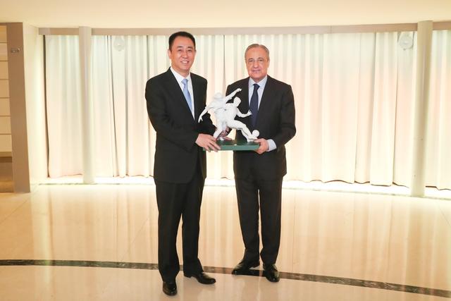 许家印督战恒驰,许家印造访皇马