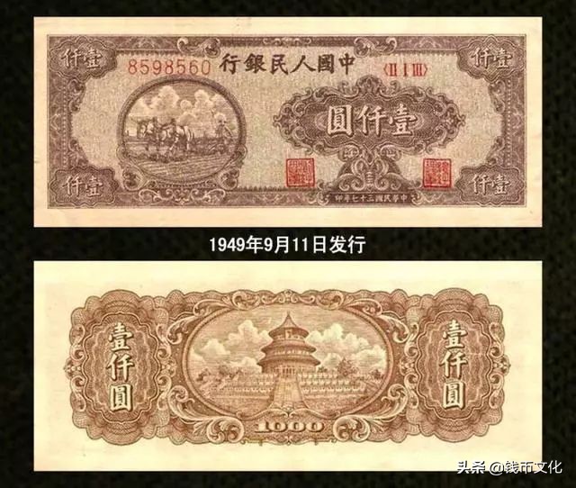 十大精美纸币图片大全,中国纸币图录书籍2023版