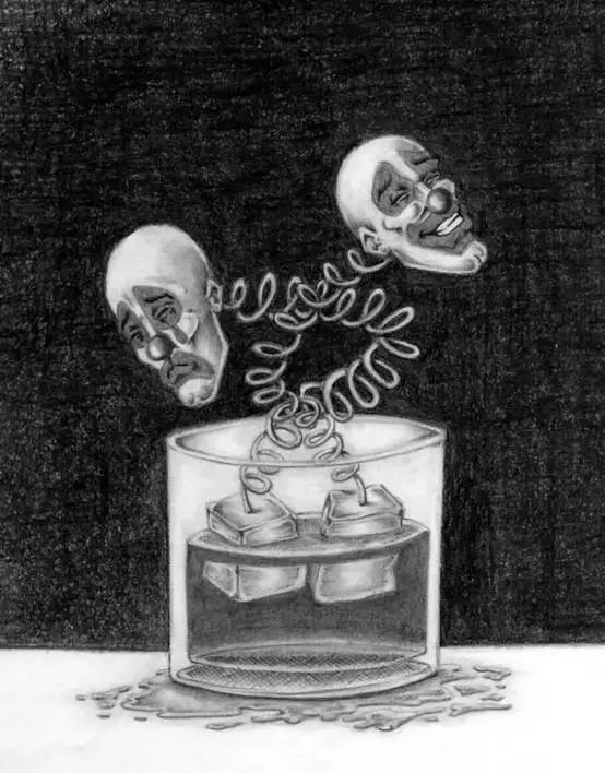 暗黑风格绘画人物素描,暗黑系插画100幅