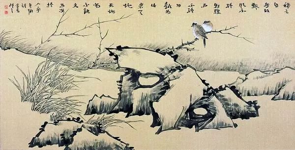 素朴的一花一草、精巧的一鸟一雀